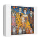 Family Portrait in the Style of Gustav Klimt 'Designed by AI' Art Print on Canvas