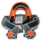 Hands-Free Child Shoulder Carrier with Ankle Straps, Cushioned Hip Seat, Nylon Child Strap Rider, Travel Back Frame Saddle