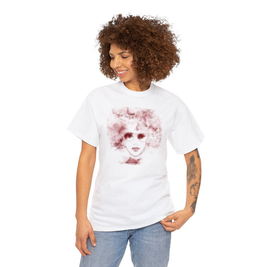 Afro Sketch Art Red Brown T-Shirt