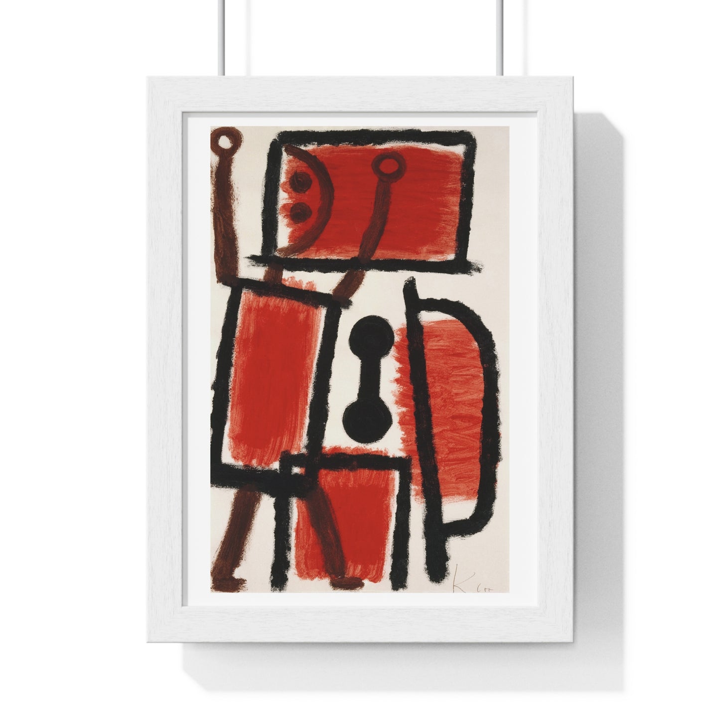 Locksmith (1940) by Paul Klee, from the Original, Framed Art Print