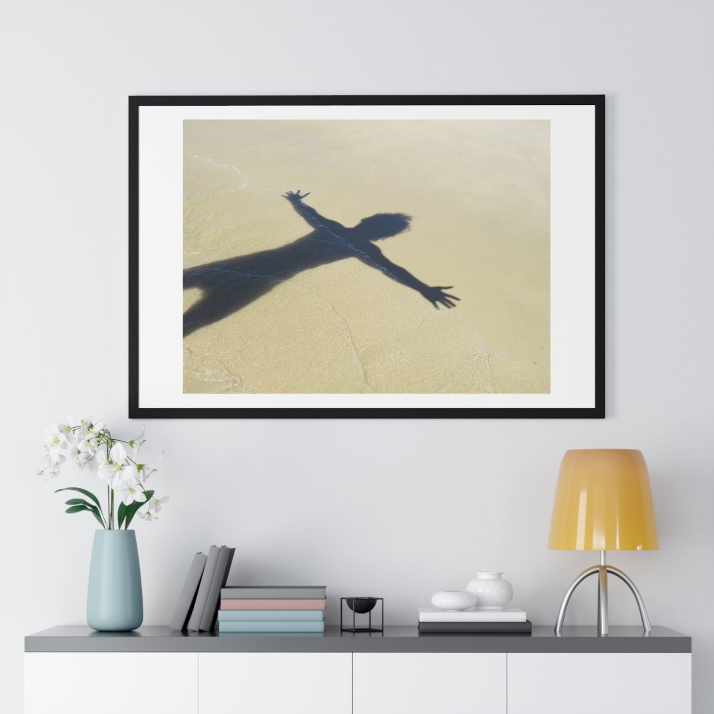 'My Shadow and Me' Photographic Portrait Art, Framed Print