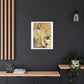 Cinematic Golden Goddess, Satin Canvas Wall Art