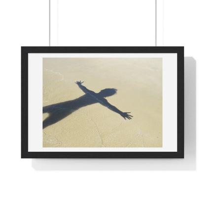 'My Shadow and Me' Photographic Portrait Art, Framed Print