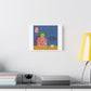 It's Fine V, Cartoon Art Print on Canvas