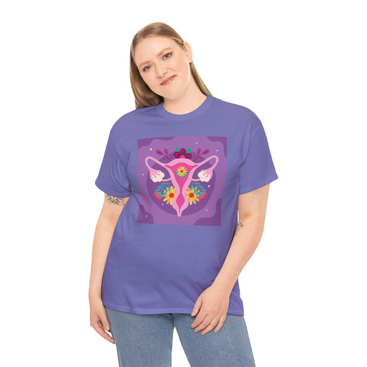 Vagina Flowers Decoration Art T-Shirt