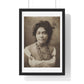 Portrait of a Young Samoan Woman (1906) by Thomas Andrew, from the Original, Framed Print