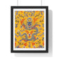 Chinese Empress's Twelve-Symbol Robe (18th-19th Century) Vintage Embroidery, from the Original, Framed Art Print