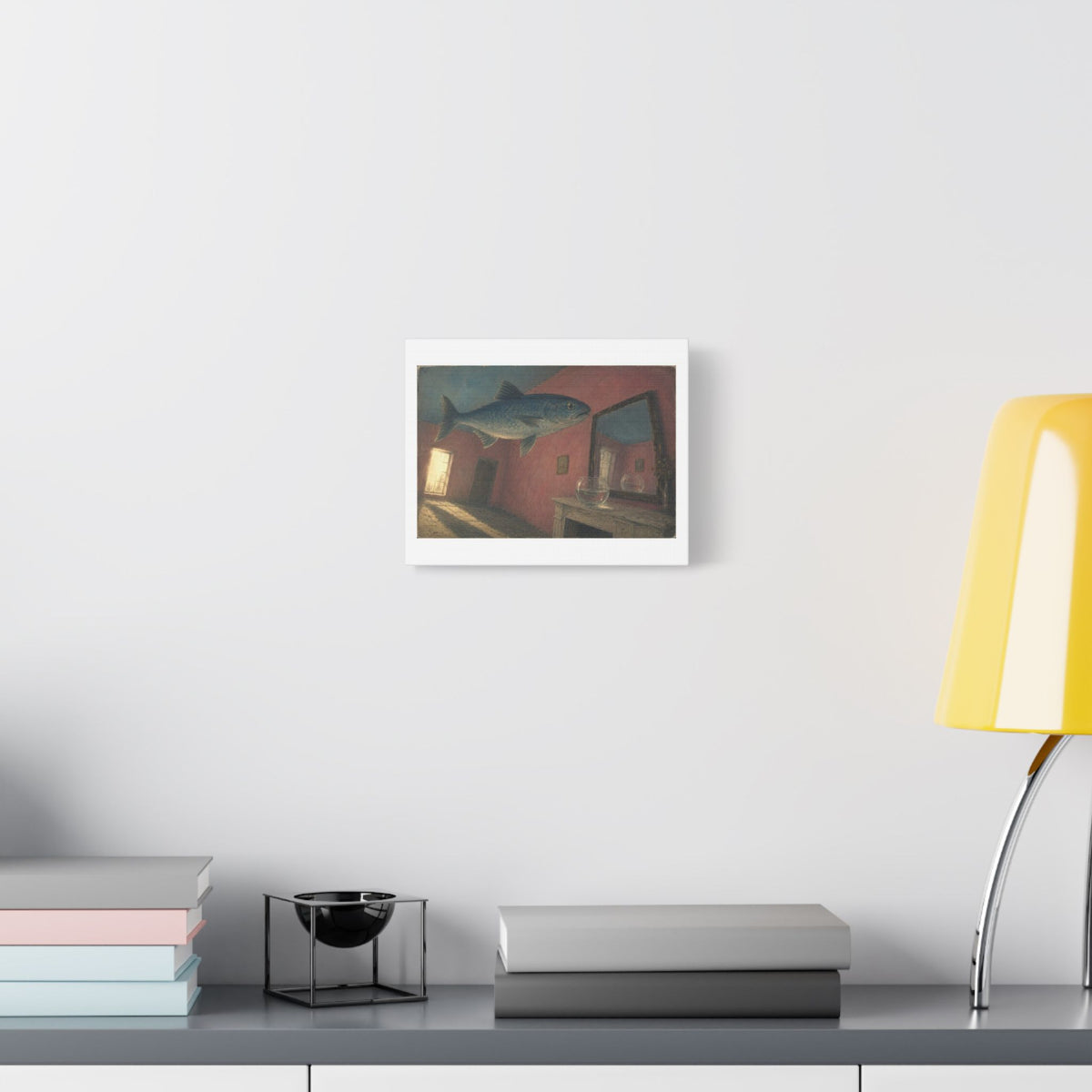 Fish Out of Water, Oil on Canvas, Art Print