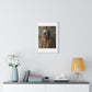 Head Replacement III, Abstract Art 'Designed by AI', Framed Art Print