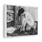 Small Nude (circa 1900-1920), Art Print from the Original on Canvas