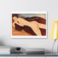 Reclining Nude from the Back (1917) by Amedeo Modigliani, Canvas Art Print from the Original