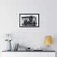 Benin, A Woman and Child with Braided Hairstyles, Vintage Photograph by Herbert Meyerowitz, Framed Print