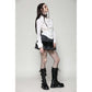 Dark in Love Queeny Gothic Demon White Shirt