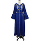 Vireous Fashion Pearl-Embroidered Robe Evening Dress