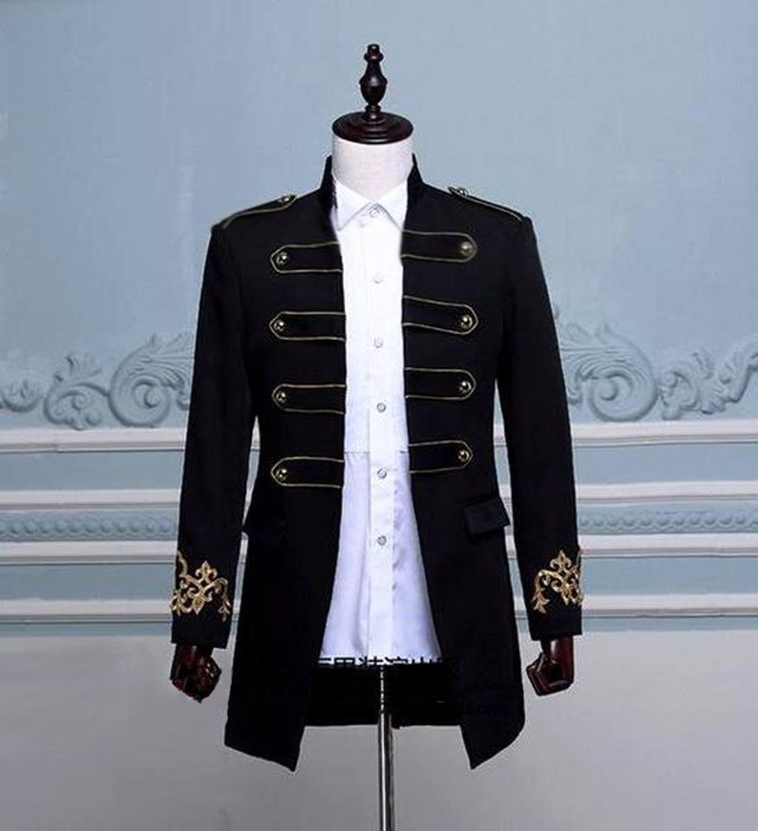 Vintage Elizabethan Inspired Men's Military Blazer