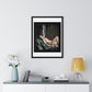 Reclining Female Nude Posed as Danae (1850s) from the Original, Framed Art Print