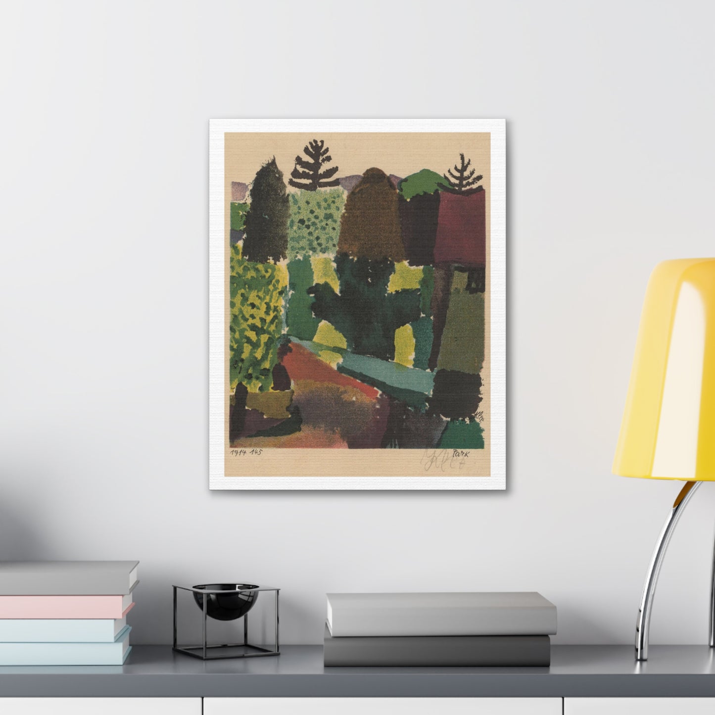 Park (1920) by Paul Klee, Canvas Art Print from the Original