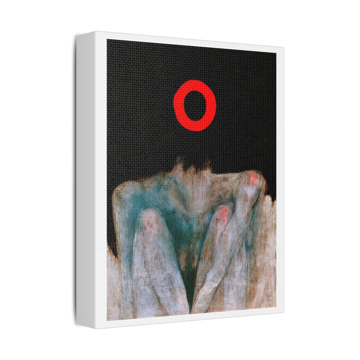 Eclipse, Neo-Surrealism, Art Print on Satin Canvas, Stretched
