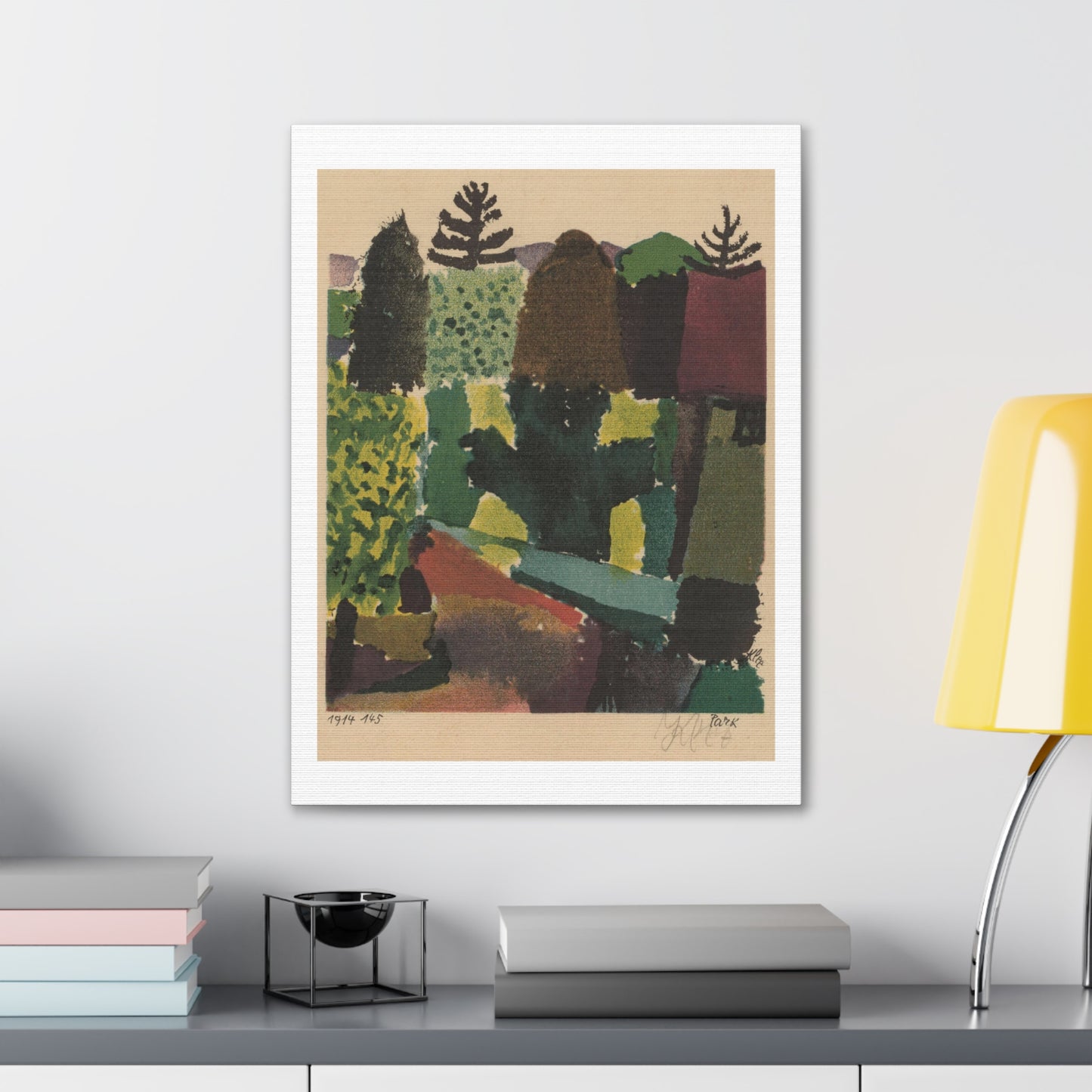 Park (1920) by Paul Klee, Canvas Art Print from the Original