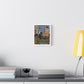 Café Art IV, Print on Satin Canvas, Stretched