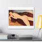 Reclining Nude from the Back (1917) by Amedeo Modigliani, Canvas Art Print from the Original