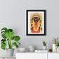 Kali Holding a Demon's Head, Indian Watercolour, from the Original, Framed Art Print