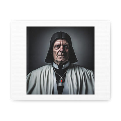 Darth Vader Joined The Priesthood Realistic Art Print 'Designed by AI' on Satin Canvas