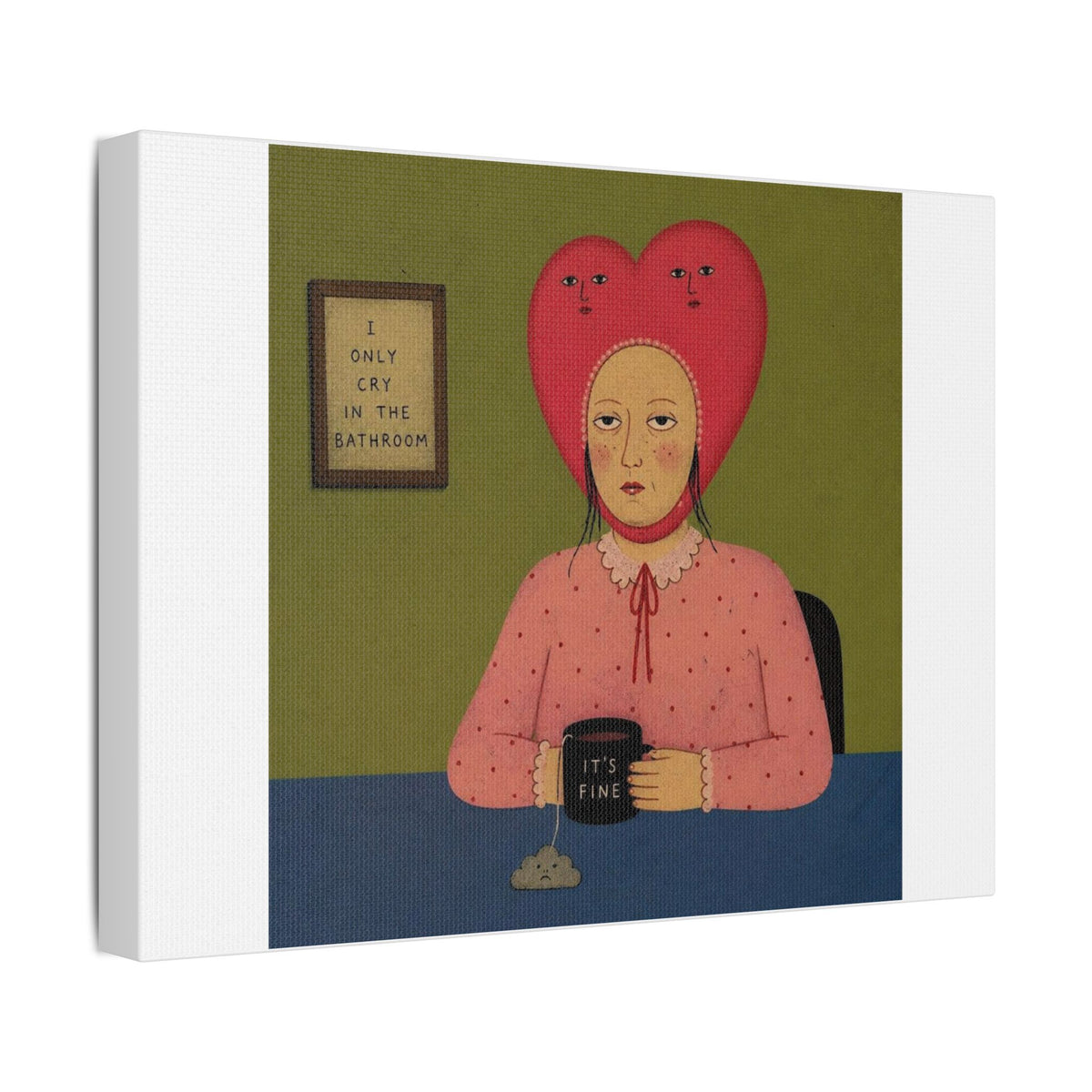 It's Fine VII, Cartoon Art Print on Canvas