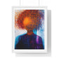 A Mind Adrift II, Abstract Art 'Designed by AI', Framed Print