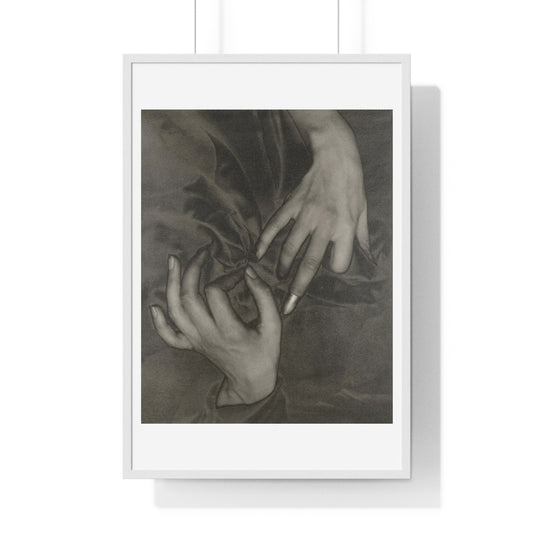 Georgia O’Keeffe Hands and Thimble (1919) by Alfred Stieglitz from the Original, Framed Art Print