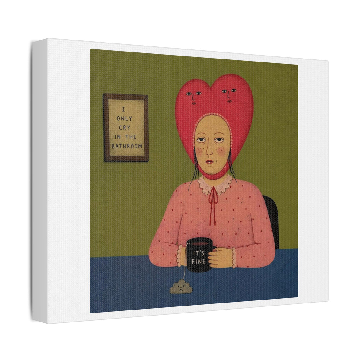 It's Fine VII, Cartoon Art Print on Canvas