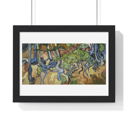 Tree Roots (1890) by Vincent Van Gogh, from the Original, Framed Art Print