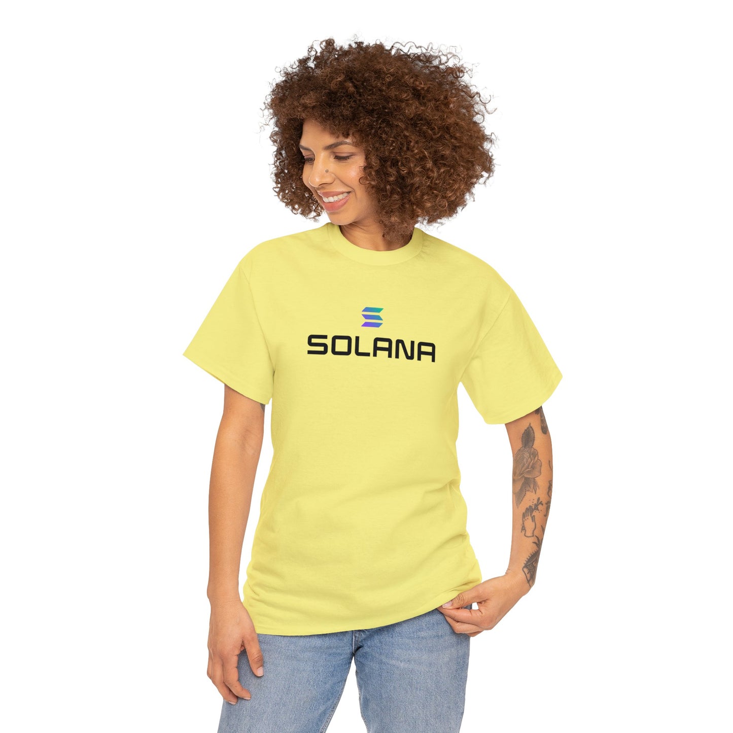 Solana Foundation #SOL Crypto Unisex Heavy Cotton T-Shirt