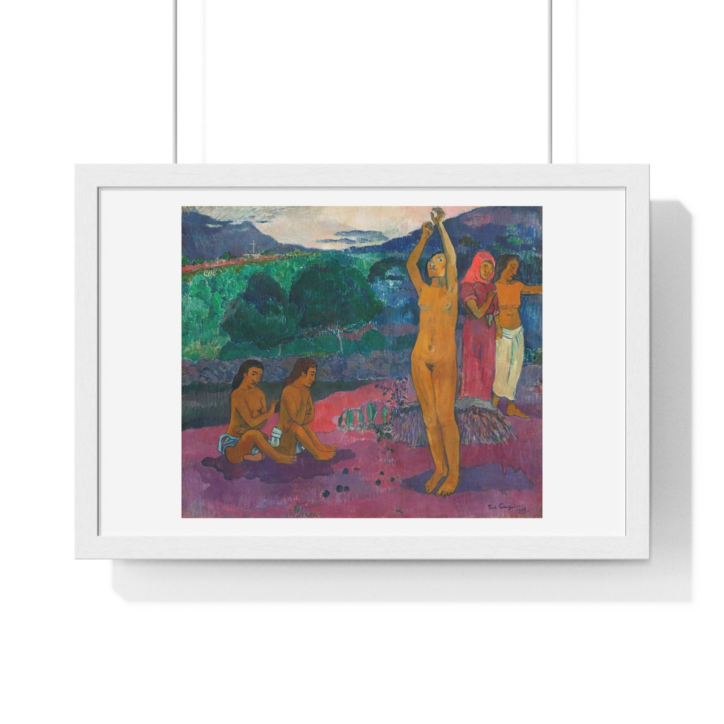 The Invocation (1903) by Paul Gauguin, from the Original, Framed Print