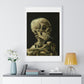 Head of a Skeleton with a Burning Cigarette (1886) by Vincent van Gogh, from the Original, Framed Print