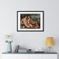 The Fall of Man (1616) by Hendrick Goltzius, from the Original, Framed Print