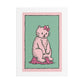 Cute Pink Cat Stretched Canvas Wall Art