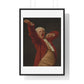 Self-Portrait, Yawning (circa 1783) by Joseph Ducreux, from the Original, Framed Art Print