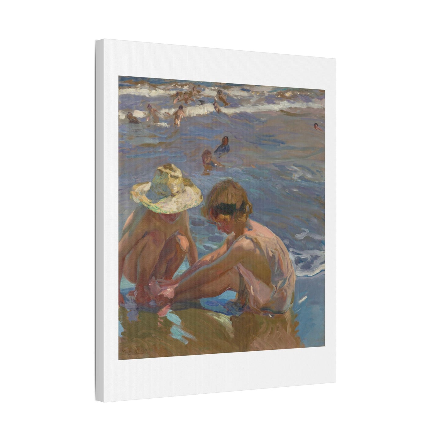 The Wounded Foot (1909) by Joaquín Sorolla y Bastida, from the Original, Art Print on Canvas