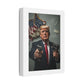 Gangster Donald Trump, Surrealist Art Print on Satin Canvas, Stretched