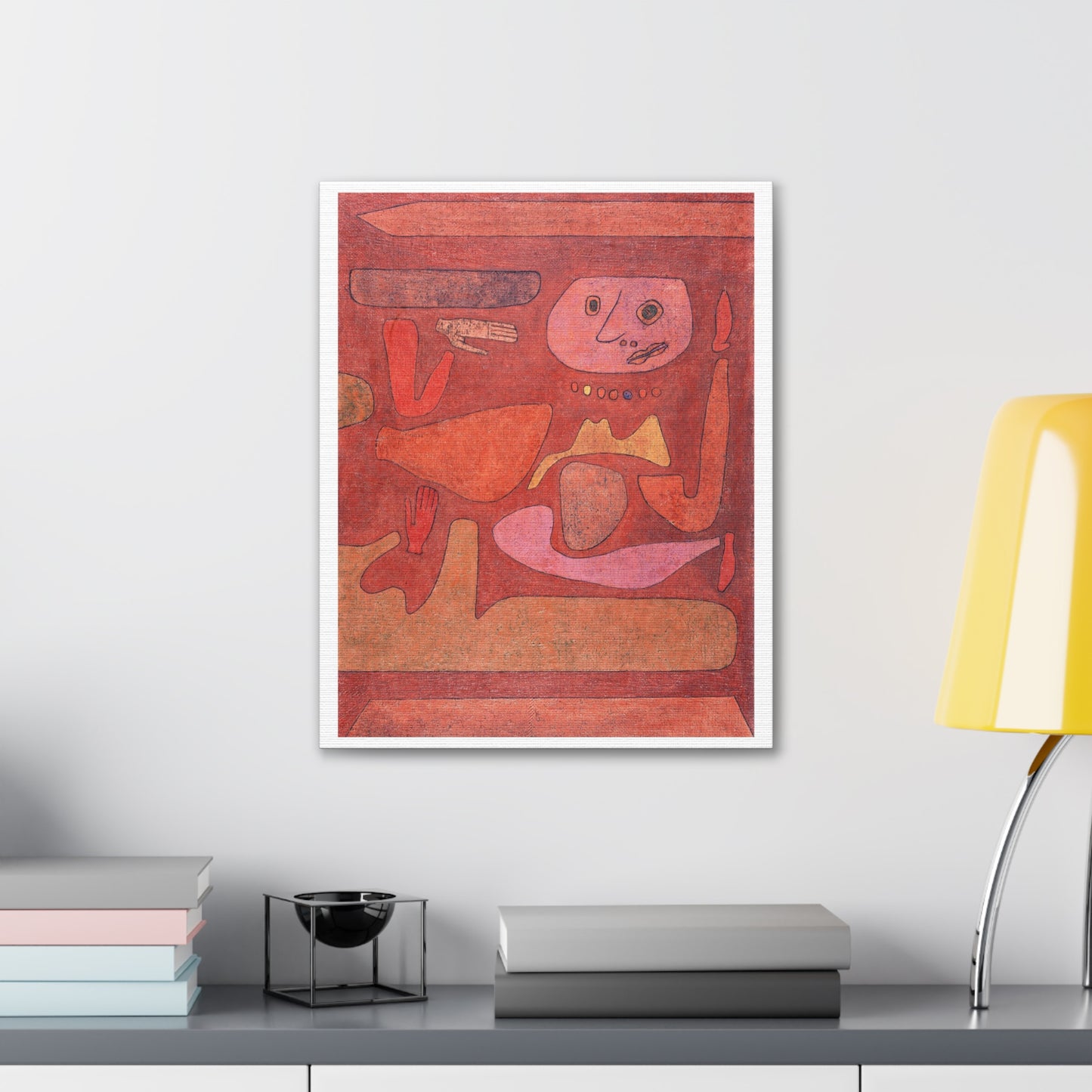 The Man of Confusion (1939) by Paul Klee, Canvas Art Print from the Original