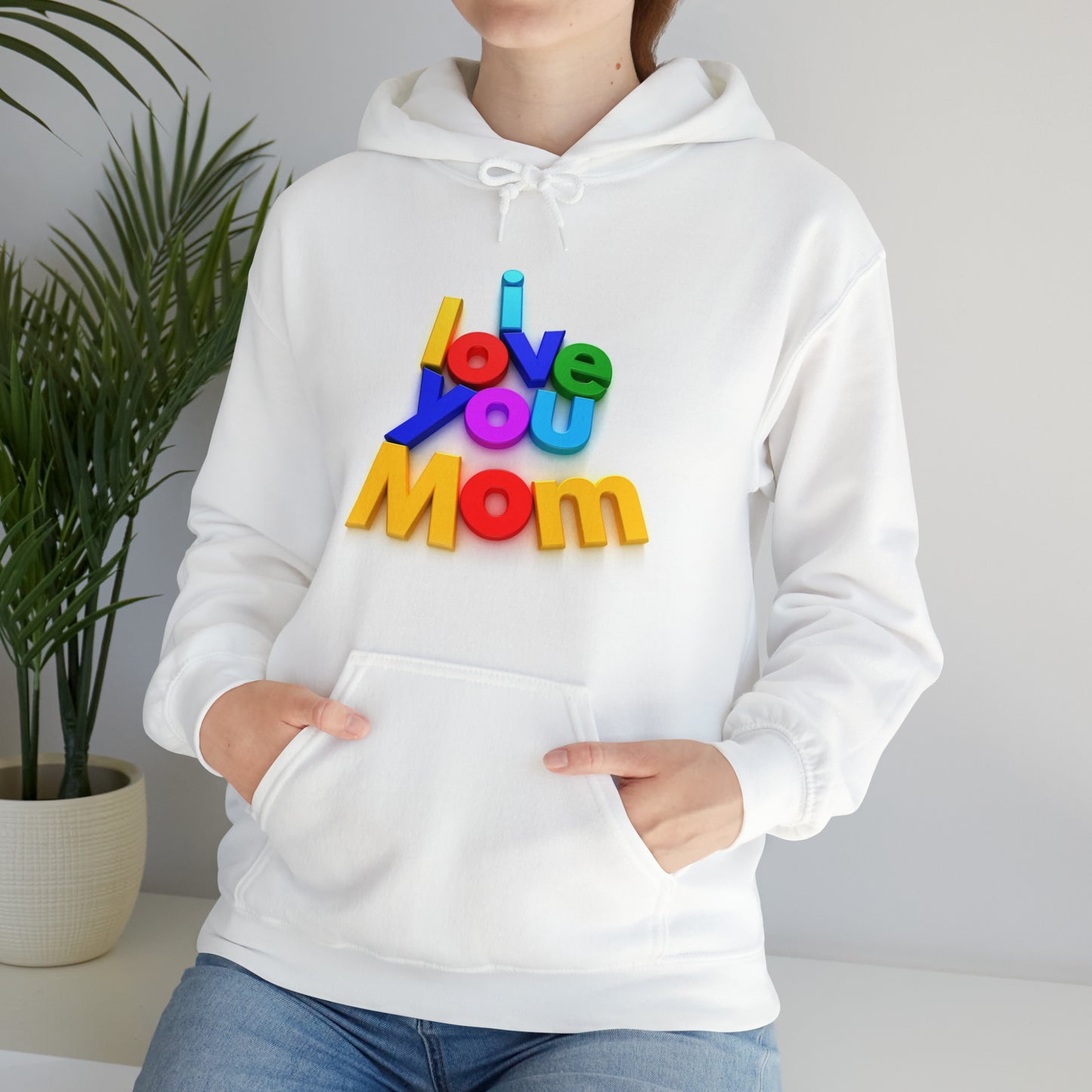 I Love You Mom! Heavy Blend™ Hooded Sweatshirt