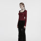 Punk Rave Morrigan Wasteland Tassel Flare Goth Pants in Black