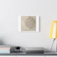 Quiet Limestone Orbit, Large Decor Art Print on Canvas