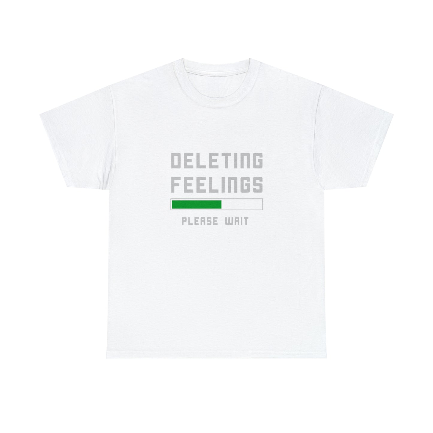 Deleting Feelings Abstract Cotton T-Shirt