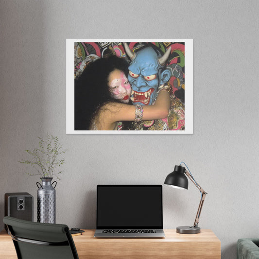 Psychedelic Japan IV Abstract Art 'Designed by 'AI Canvas Art Print