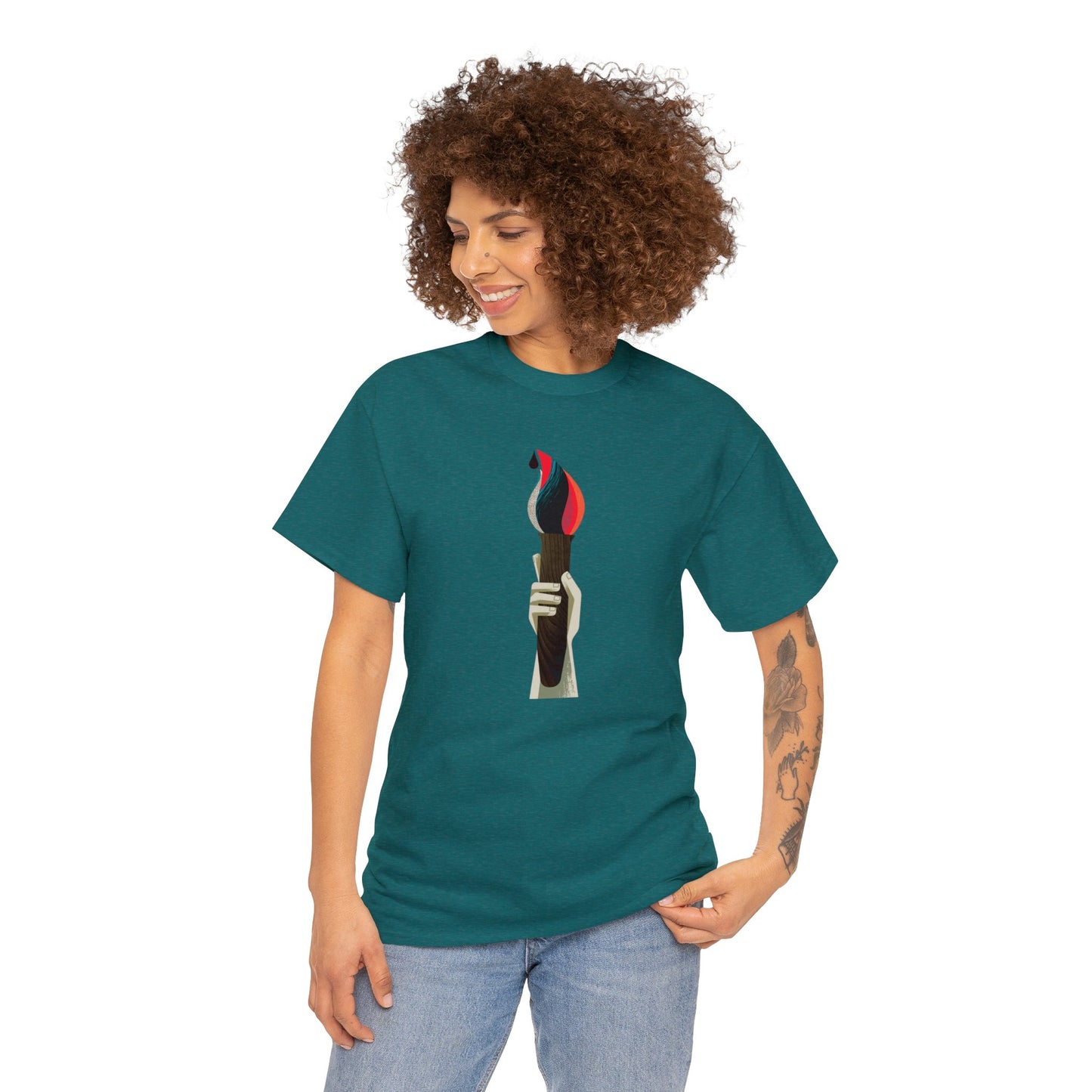 Art Holds A Torch For Us, Graphic Artist T-Shirt