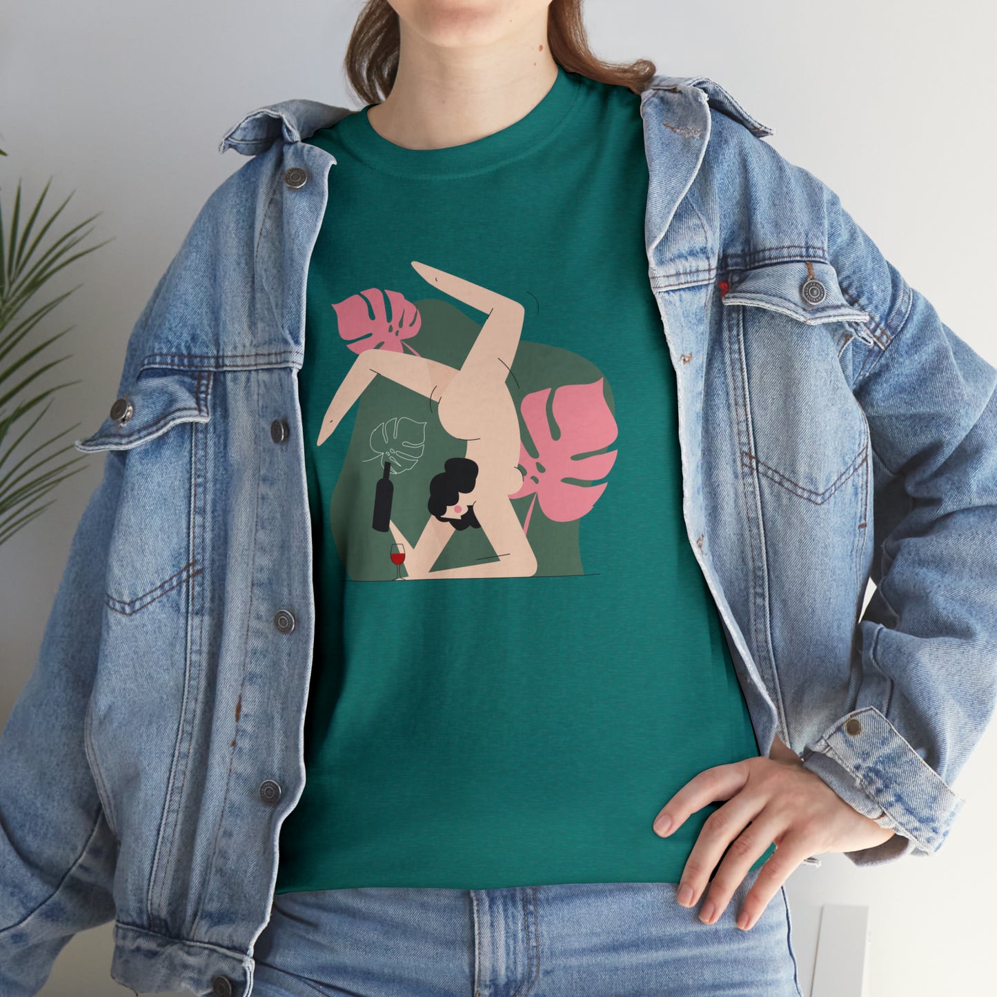 Chill Vibes, Naked Yoga Cotton T-Shirt