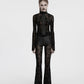 Punk Rave Morrigan Cross-Embroidered Mesh Top