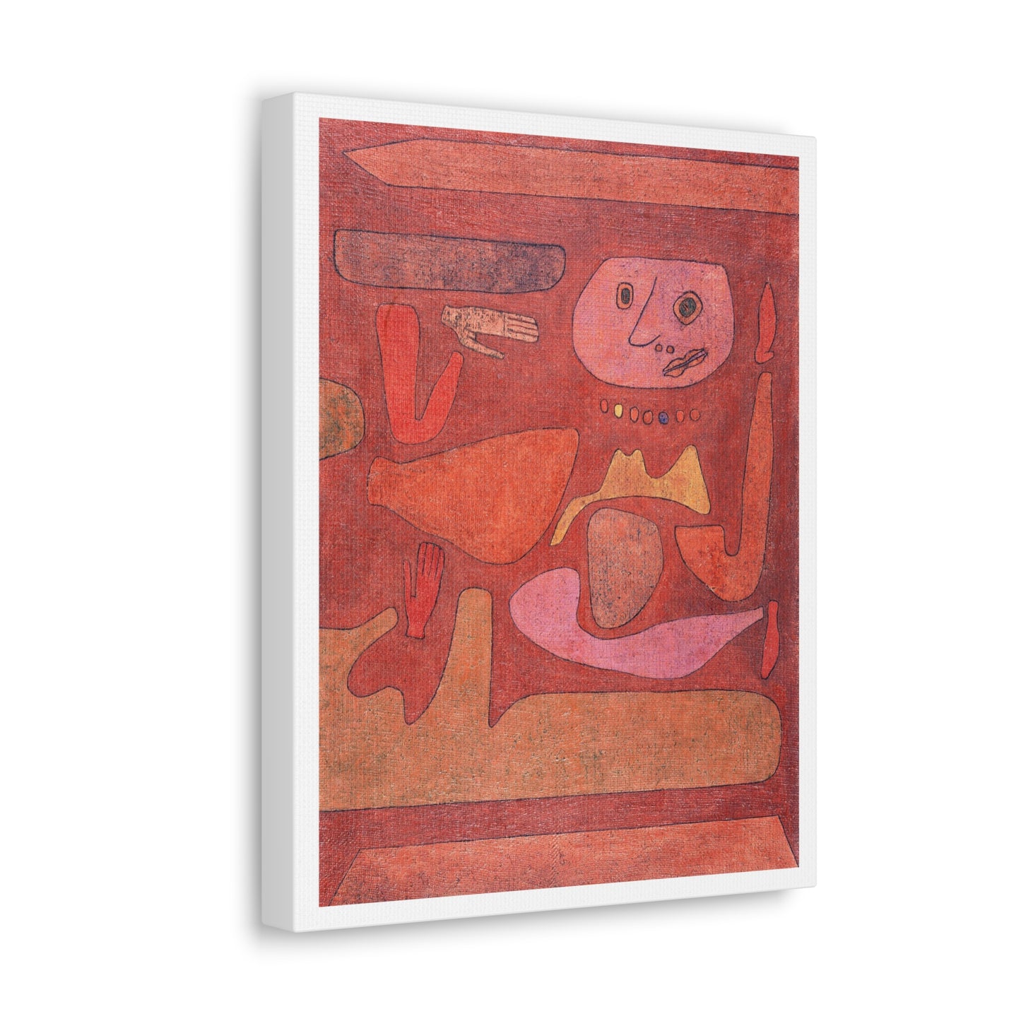 The Man of Confusion (1939) by Paul Klee, Canvas Art Print from the Original